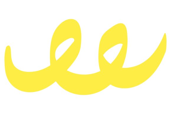 Download Line Curl Drawn by Yellow Marker. Vector - Line Collection
