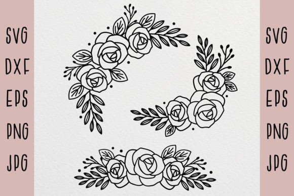 Download Flower Border, Floral Decoration, Roses - Lower Collection